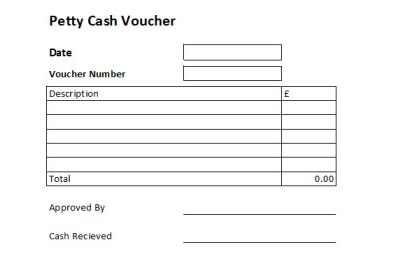 A petty cash voucher is used to 1