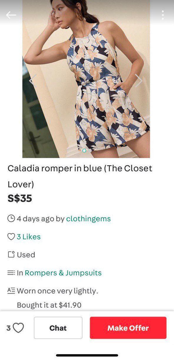 Carousell Caladia Romper